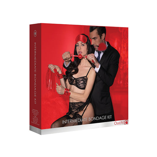 Ouch! Intermediate Bondage Kit Red | 8714273504128 | Available at EroticWarehouse.com