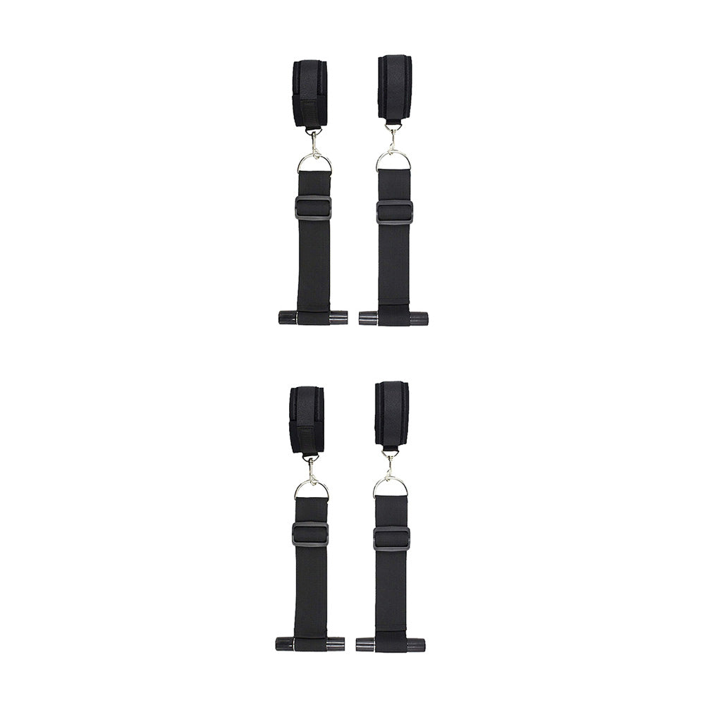 Ouch! Door Restraint Set Black | 8714273504234 | Available at EroticWarehouse.com