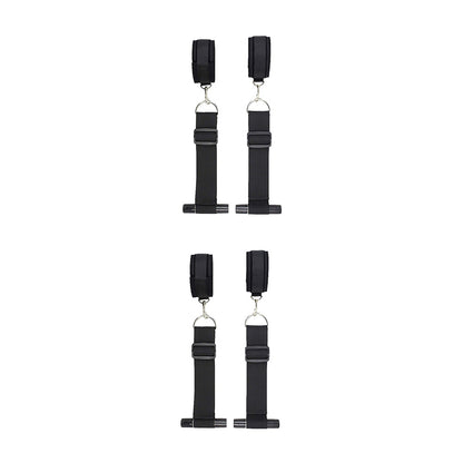 Ouch! Door Restraint Set Black | 8714273504234 | Available at EroticWarehouse.com