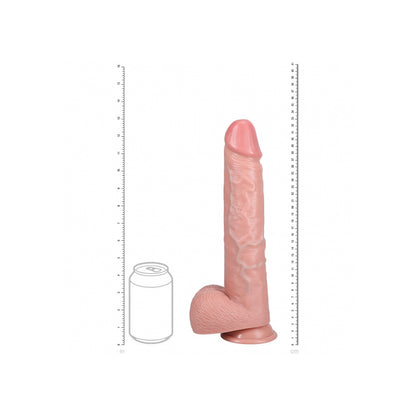 Realrock Extra Long Realistic Dildo With Balls 13" Flesh | 8714273505019 | Available at EroticWarehouse.com