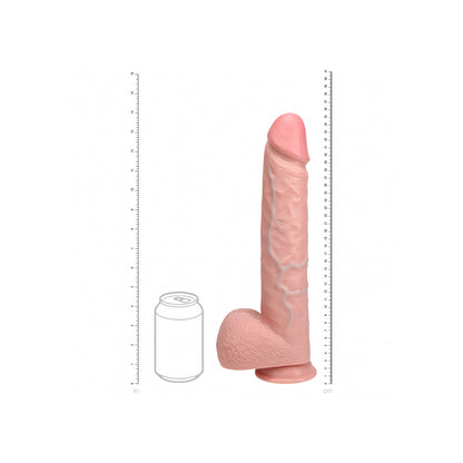 Realrock Extra Long Realistic Dildo With Balls 14" Flesh | 8714273505040 | Available at EroticWarehouse.com