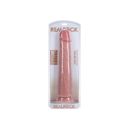 Realrock Extra Long Realistic Dildo No Balls 15" Flesh | 8714273505163 | Available at EroticWarehouse.com