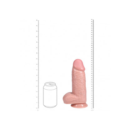 Realrock Extra Thick Realistic Dildo With Balls 9" Flesh | 8714273505224 | Available at EroticWarehouse.com