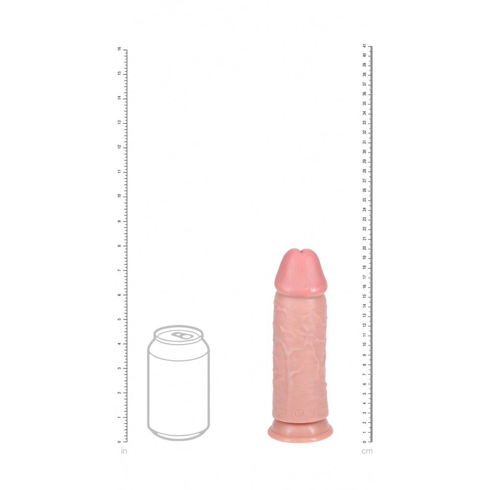 Realrock Extra Thick Realistic Dildo No Balls 8" Flesh | 8714273505286 | Available at EroticWarehouse.com