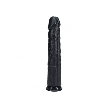 Realrock Extra Long Realistic Dildo No Balls 14" Black | 8714273505767 | Available at EroticWarehouse.com