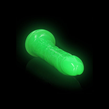 Realrock Glow In The Dark Slim Dildo 11'' Neon Green | 8714273520104 | Available at EroticWarehouse.com