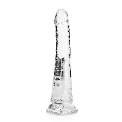 Realrock Crystal Clear Slim Dildo 7'' Transparent | 8714273520180 | Available at EroticWarehouse.com