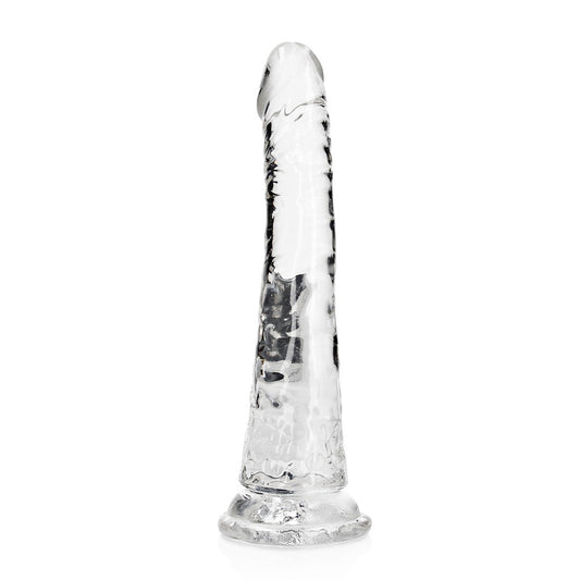 Realrock Crystal Clear Slim Dildo 7'' Transparent | 8714273520180 | Available at EroticWarehouse.com