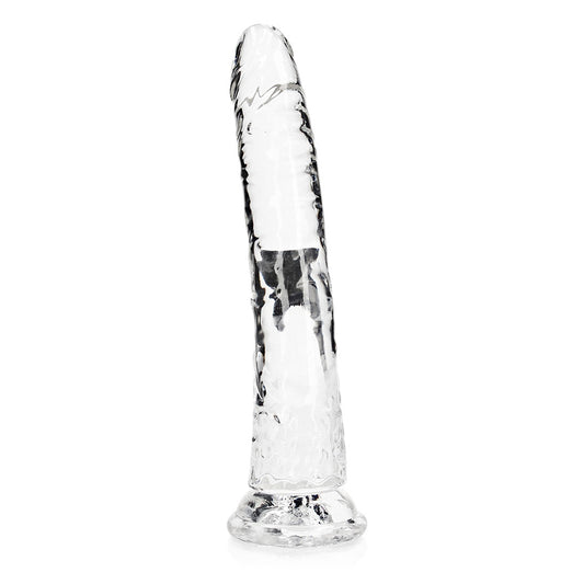 Realrock Crystal Clear Slim Dildo 10'' Transparent | 8714273520210 | Available at EroticWarehouse.com