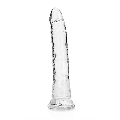 Realrock Crystal Clear Slim Dildo 11'' Transparent | 8714273520227 | Available at EroticWarehouse.com