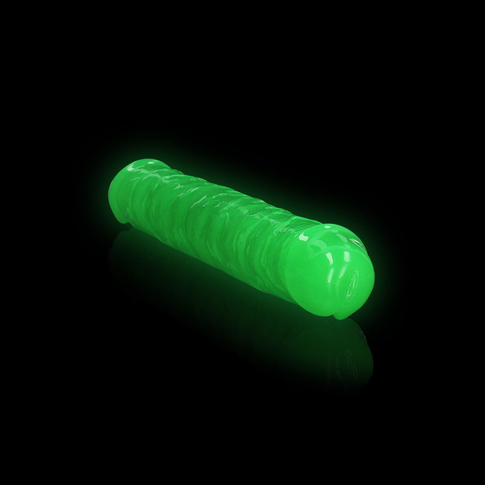 Realrock Glow In The Dark Double Dong 12'' Neon Green | 8714273520241 | Available at EroticWarehouse.com