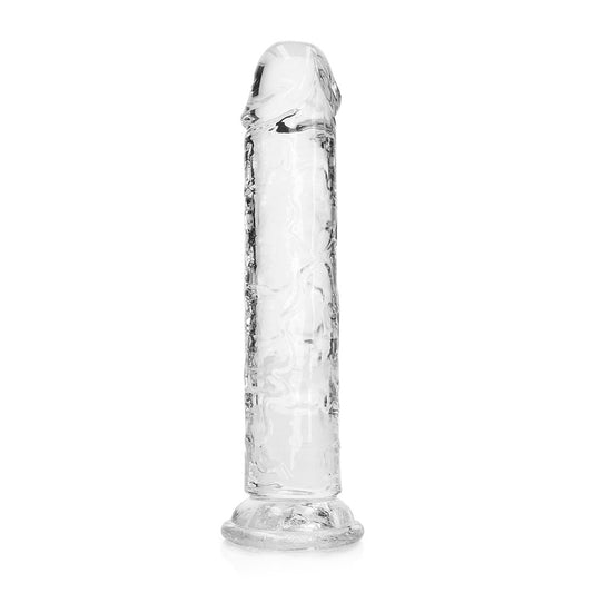 Realrock Crystal Clear Straight Realistic Dildo With Suction Cup 7'' Transparent | 8714273520449 | Available at EroticWarehouse.com