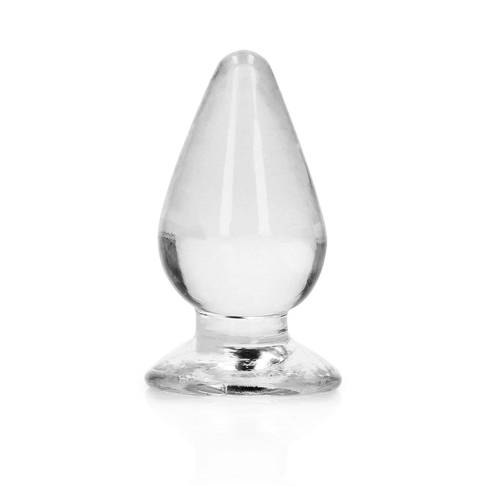 Realrock Crystal Clear Anal Plug 4.5'' Transparent | 8714273520784 | Available at EroticWarehouse.com