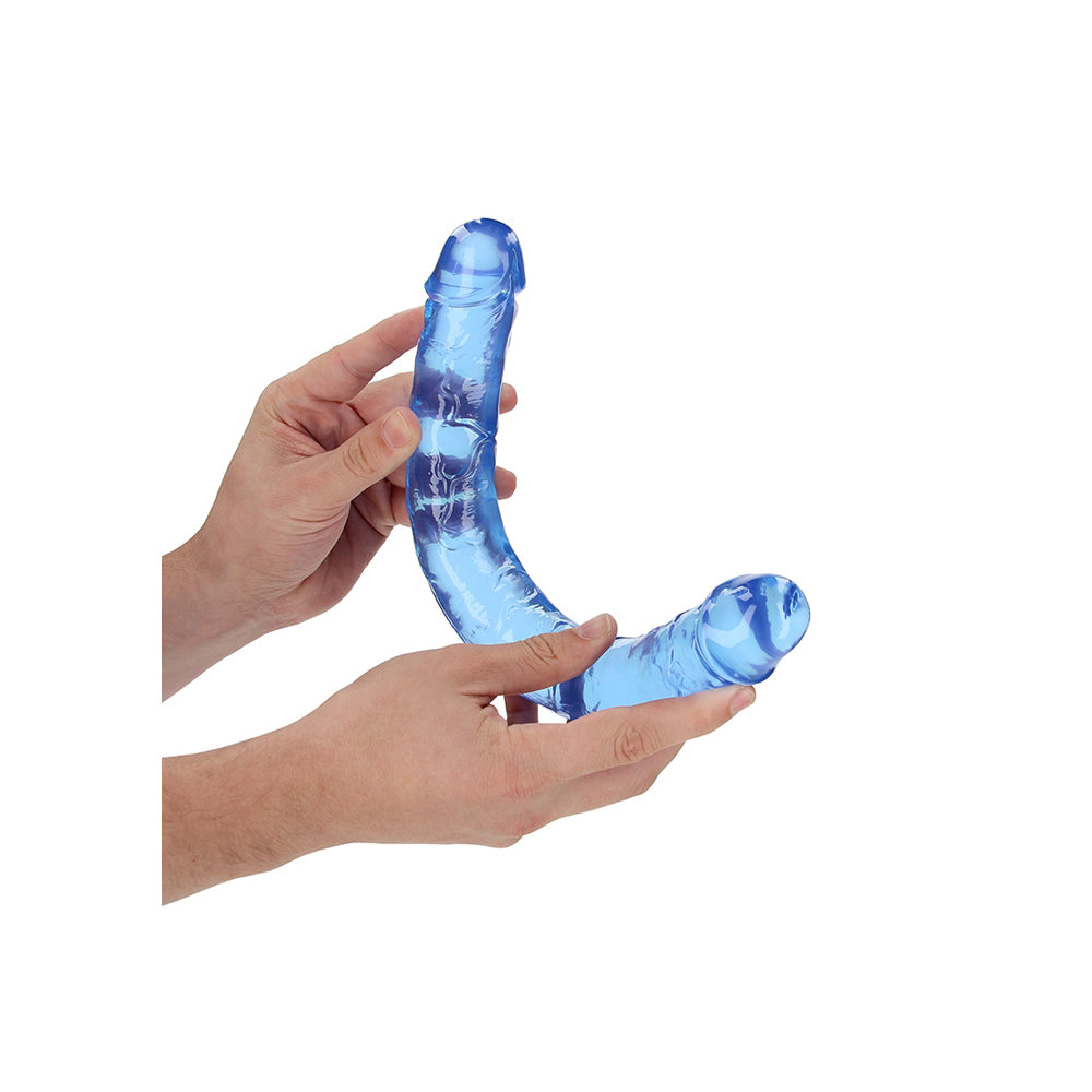 Realrock Crystal Clear Double Dong 13'' Blue | 8714273520845 | Available at EroticWarehouse.com