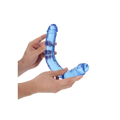 Realrock Crystal Clear Double Dong 13'' Blue | 8714273520845 | Available at EroticWarehouse.com