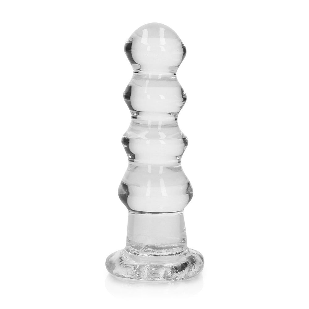 Realrock Crystal Clear Curvy Dildo Or Butt Plug 5.5'' Transparent | 8714273520890 | Available at EroticWarehouse.com
