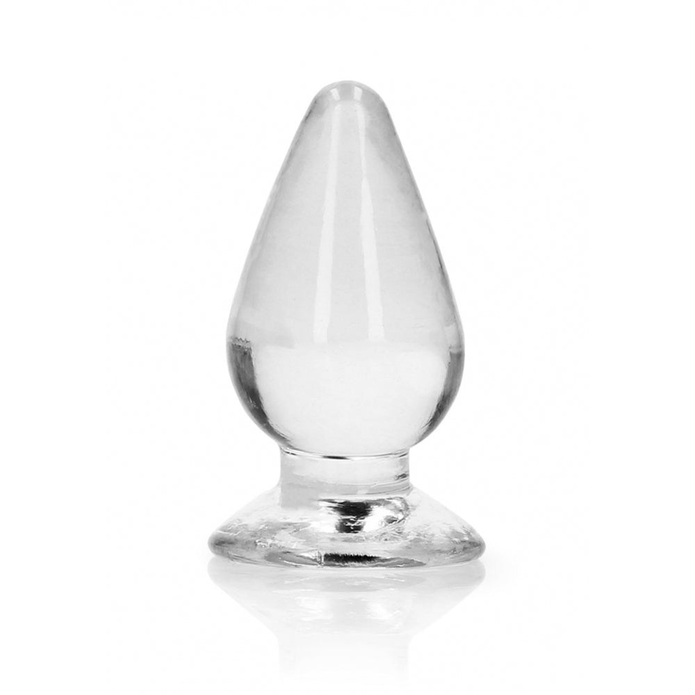 Realrock Crystal Clear Anal Plug 3.5'' Transparent | 8714273522733 | Available at EroticWarehouse.com
