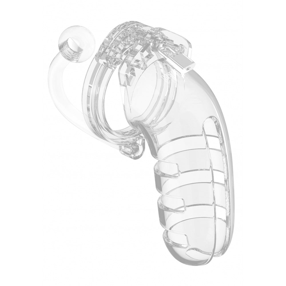 Model 12 Chasity 5.5" Cage With Plug Transparent | 8714273531896 | Available at EroticWarehouse.com