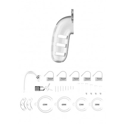 Model 12 Chasity 5.5" Cage With Plug Transparent | 8714273531896 | Available at EroticWarehouse.com