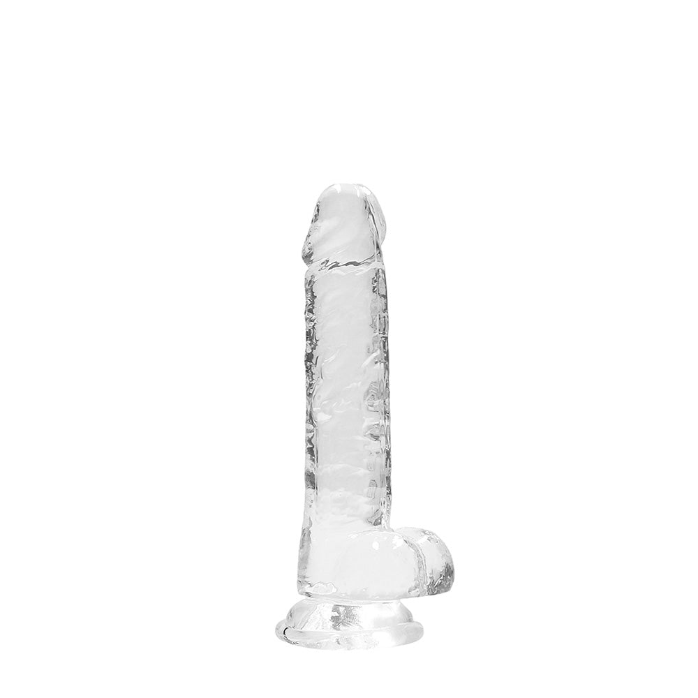 Realrock 7" Realistic Dildo With Balls Transparent | 8714273543196 | Available at EroticWarehouse.com