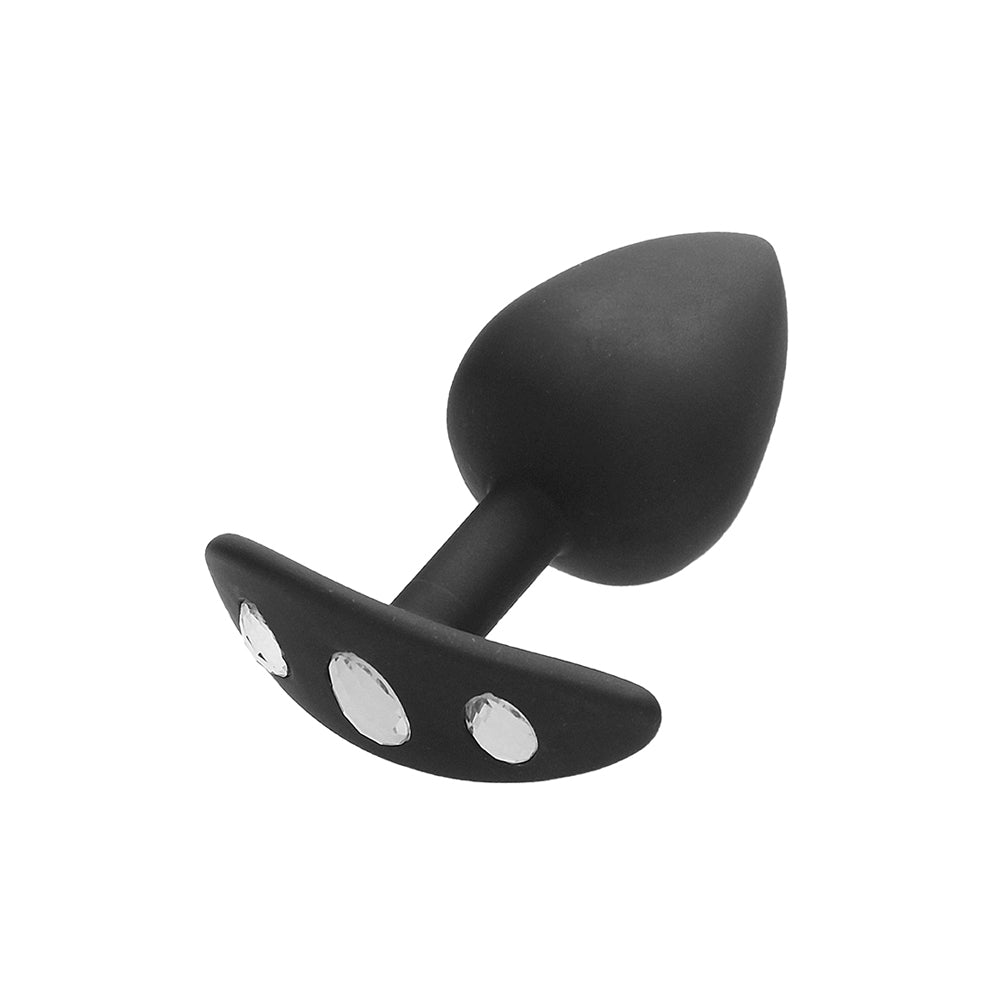 Extra Large Diamond Butt Plug With Handle Black | 8714273544148 | Available at EroticWarehouse.com