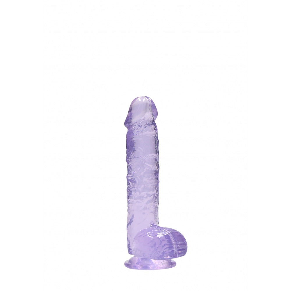 Realrock 6" Realistic Dildo With Balls Purple | 8714273544339 | Available at EroticWarehouse.com