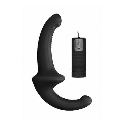 Ouch! Vibrating Silicone Strapless Strapon Black | 8714273547538 | Available at EroticWarehouse.com