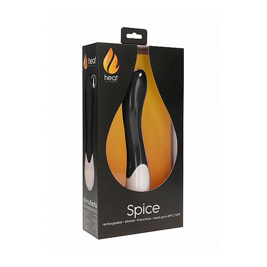 Spice Rechargeable Heating G-Spot Vibrator Black | 8714273547569 | Available at EroticWarehouse.com