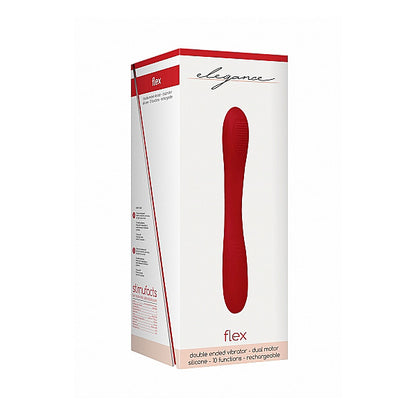 Elegance Double Ended Vibrator Flex Red | 8714273547941 | Available at EroticWarehouse.com
