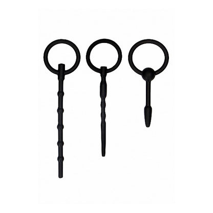 Urethral Sounding Plug Set Black | 8714273548030 | Available at EroticWarehouse.com