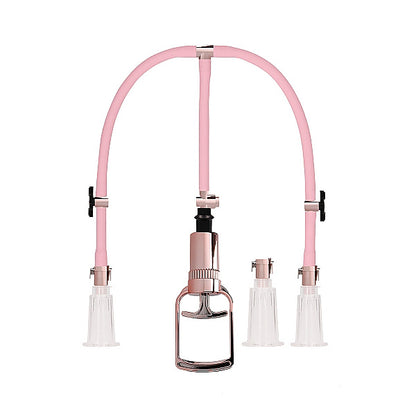 Shots Pumped Clitoral & Nipple Pump Set Medium Rose Gold | 8714273548443 | Available at EroticWarehouse.com