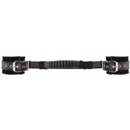 Ouch! Adjustable Leather Handcuffs Black | 8714273580801 | Available at EroticWarehouse.com
