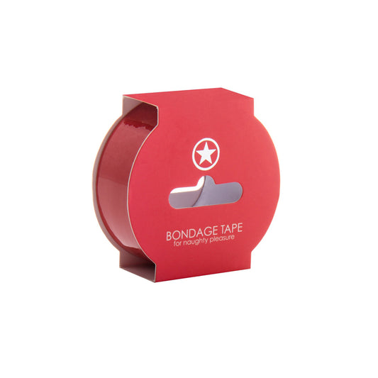 Ouch! Non Sticky Bondage Tape 17.5 Meter Red | 8714273581204 | Available at EroticWarehouse.com