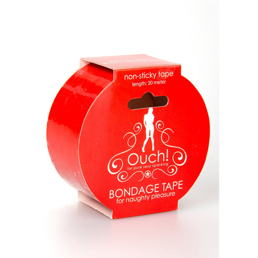 Ouch Bondage Tape Red | 8714273603531 | Available at EroticWarehouse.com