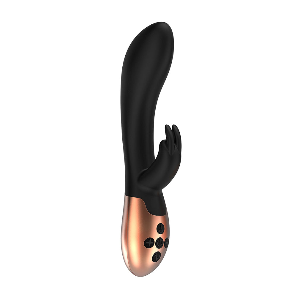 Elegance Heating Rabbit Vibrator Opulent Black | 8714273924933 | Available at EroticWarehouse.com