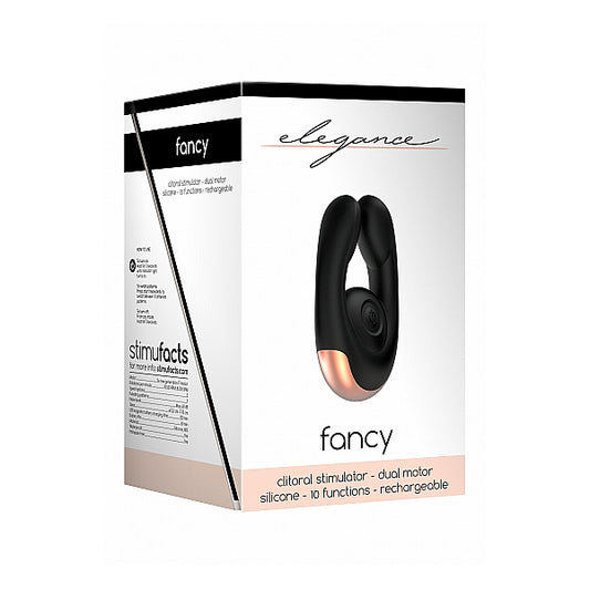 Elegance Dual Motor Clitoral Stimulator Fancy Black | 8714273925145 | Available at EroticWarehouse.com