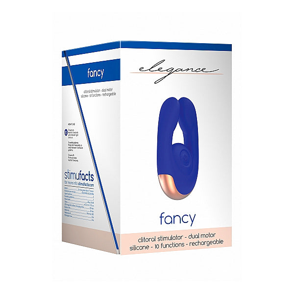 Elegance Dual Motor Clitoral Stimulator Fancy Blue | 8714273925206 | Available at EroticWarehouse.com
