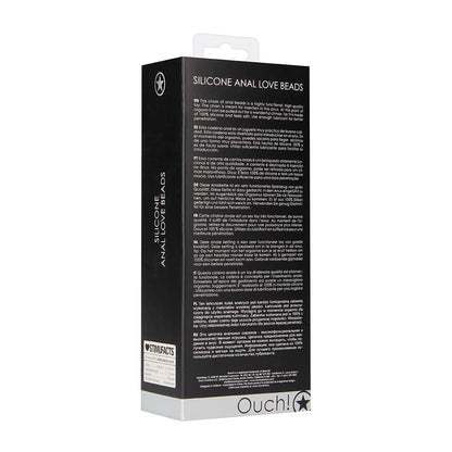 Ouch! Anal Love Beads Black | 8714273925879 | Available at EroticWarehouse.com
