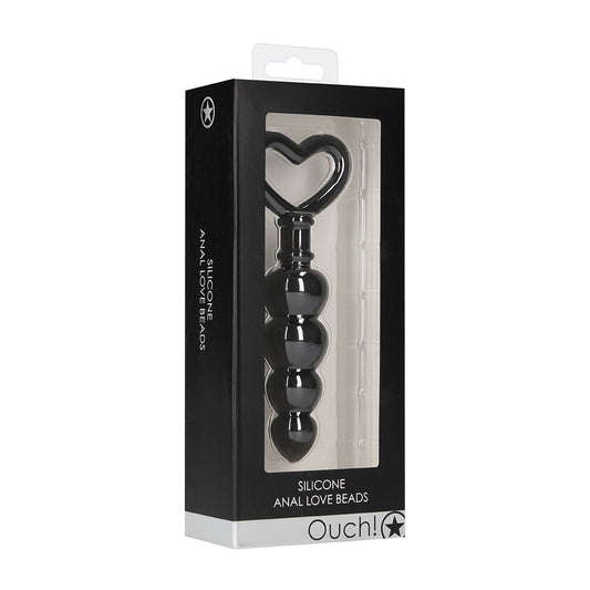 Ouch! Anal Love Beads Black | 8714273925879 | Available at EroticWarehouse.com