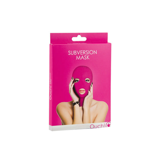Ouch! Subversion Mask Pink | 8714273949547 | Available at EroticWarehouse.com