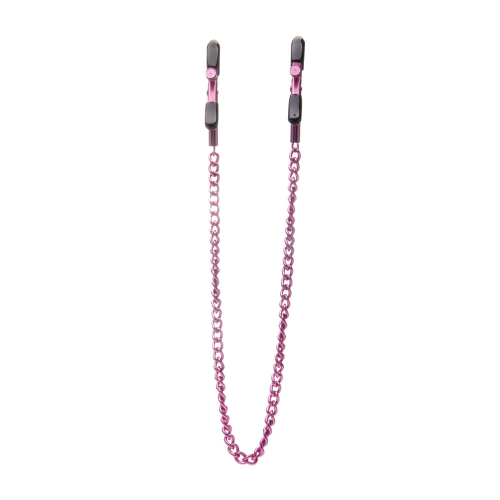 Ouch! Adjustable Nipple Clamps Pink | 8714273950635 | Available at EroticWarehouse.com