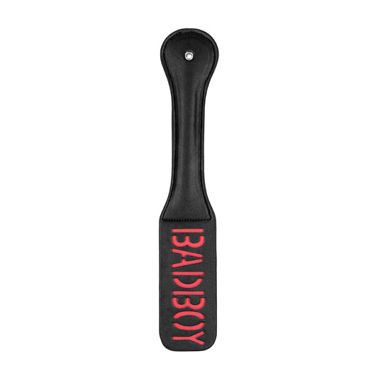 Ouch! Paddle Bad Boy Black | 8741237504153 | Available at EroticWarehouse.com