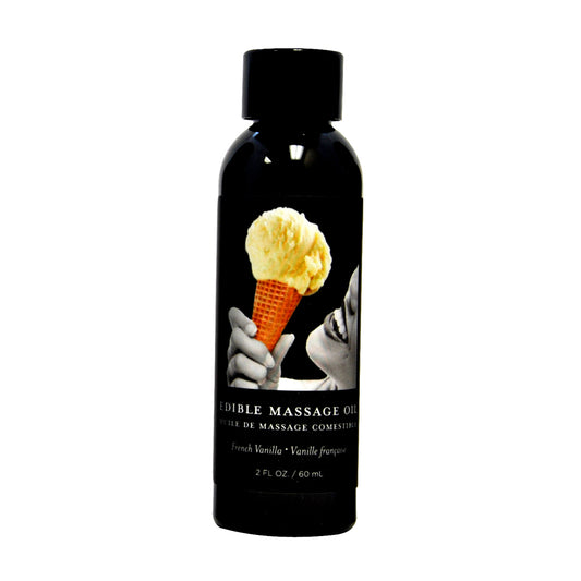 Edible Massage Oil Vanilla 2 oz. | 879959004403 | Available at EroticWarehouse.com