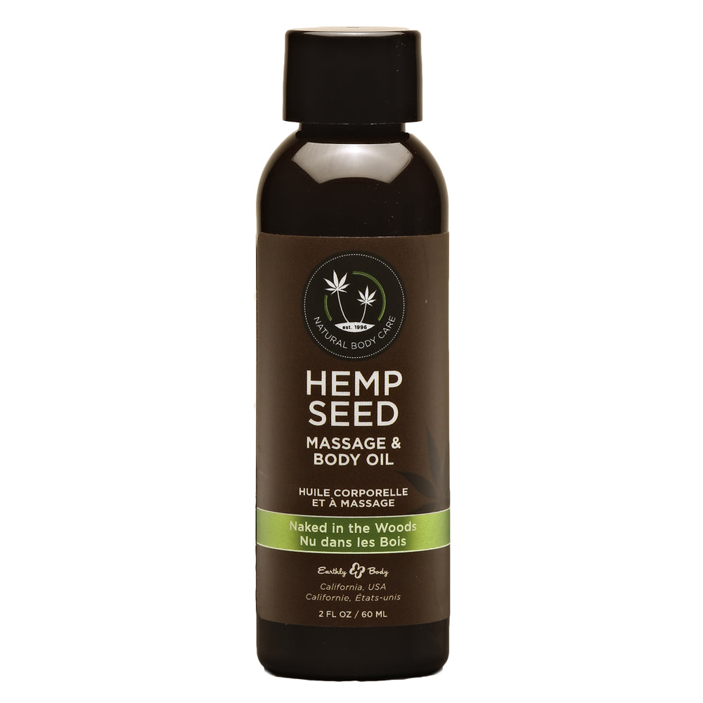 Massage Oil Naked In The Woods 2 oz. | 879959004564 | Available at EroticWarehouse.com