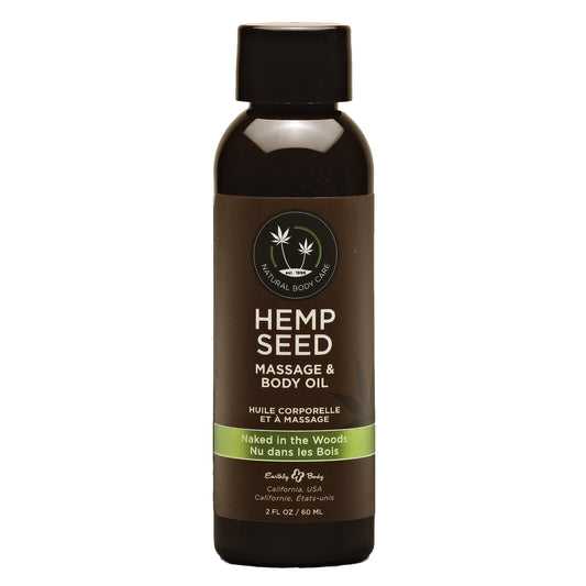 Massage Oil Naked In The Woods 2 oz. | 879959004564 | Available at EroticWarehouse.com