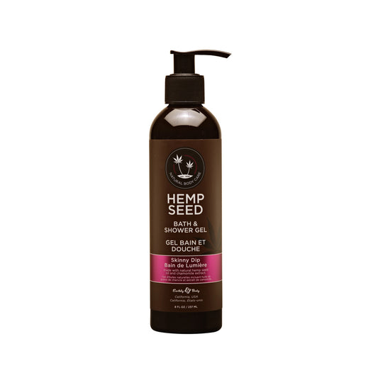 Hemp Seed Bath & Shower Gel Skinny Dip 8 oz. | 879959004878 | Available at EroticWarehouse.com