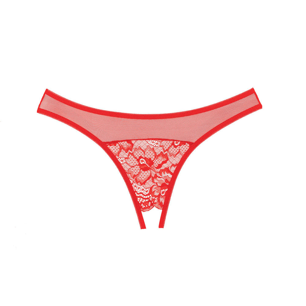 Adore Just A Rumor Panty One Size Red | 883045913050 | Available at EroticWarehouse.com