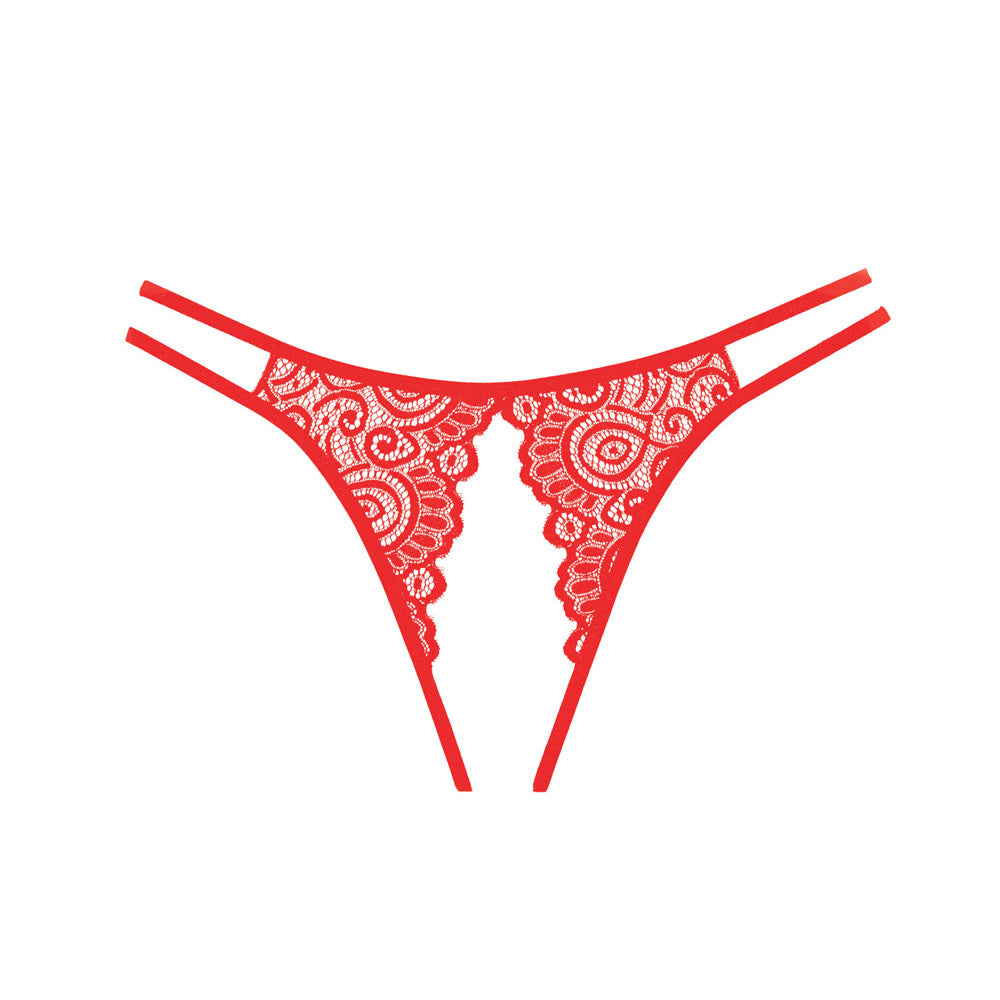 Adore Lovestruck Panty One Size Red | 883045913074 | Available at EroticWarehouse.com