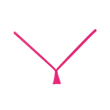 Adore Between The Cheats Wetlook Panty One Size Hot Pink | 883045913289 | Available at EroticWarehouse.com