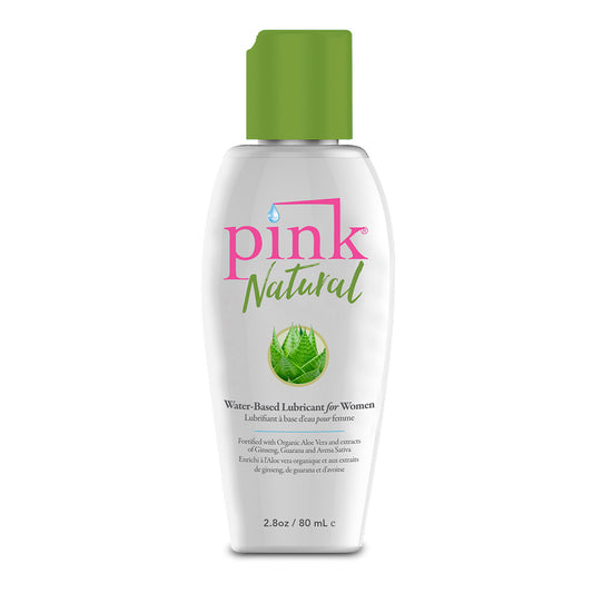 Pink Natural Water-Based Lubricant 2.8 oz. | 891306000913 | Available at EroticWarehouse.com